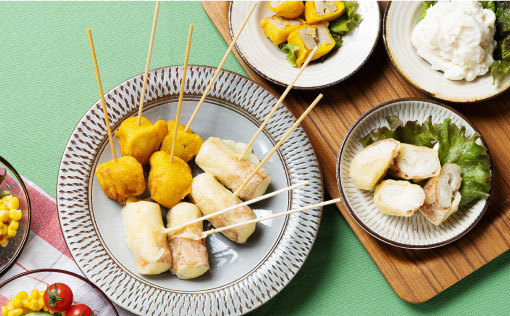 からしレンコン・ちくわサラダ